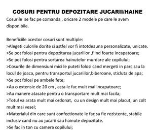 Cosuri pentru depozitare jucarii, haine - imagine 3