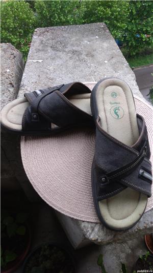 Slapi piele Foot Flexx, mar.43 (27.5 cm) - imagine 3