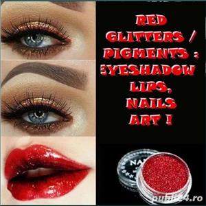 Glitters & Pigments / Metalic Eyeshadow /Lips makeup/Nails - imagine 3