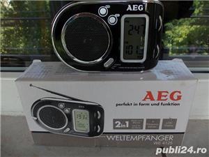 Radio AEG we4125 mini portabil,world 9 band receiver,ca nou in cutie