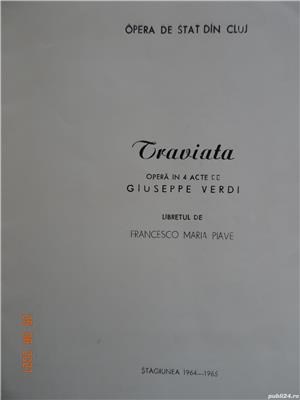 Libretul operei "Traviata"-Opera de stat Cluj-Stagiunea 1964-1965 - imagine 2