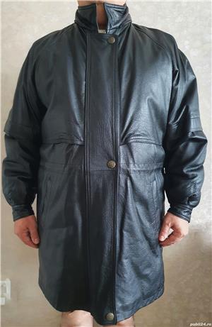 Vând haină de piele matlasată - imagine 5