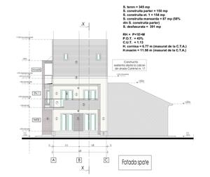 Vand teren 345 mp parcul Motodrom  cu autorizatie de construire pentru o cladire tip boutique hotel - imagine 2