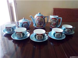 Portelan victoria pahare cristal statueta interbelic - imagine 3