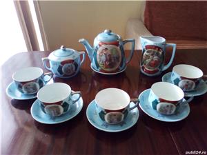 Portelan victoria pahare cristal statueta interbelic