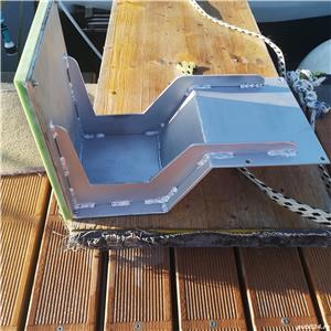 suport motor auxiliar barca cu platforma de innot - imagine 2