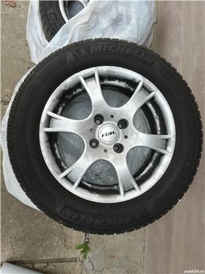 Jante RIAL  in 4 prezoane  ASTRA G , SKODA .... J6.5  15" si anvelope  vara  MICHELIN  215/60/1515" - imagine 2