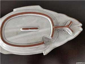 Platou vintage handmade portelan Franta - imagine 4