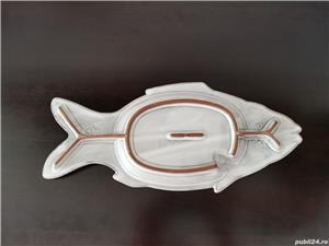 Platou vintage handmade portelan Franta - imagine 5