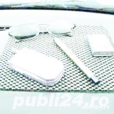 Scrumiera auto birou masa neagra cu bec led albastru. Livrare gratis in Bucuresti  - imagine 3