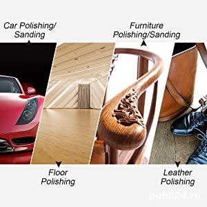 Masină de polișat auto Huepar PS08 cu acumulatori 12V, cu viteză de până la 2800 RPM la lustruit și  - imagine 10