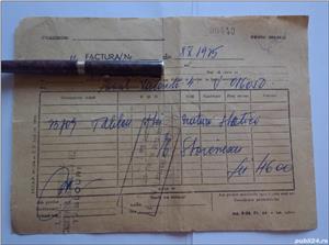 chitanta, din 1975, de cumparare tablou E. Stoenescu