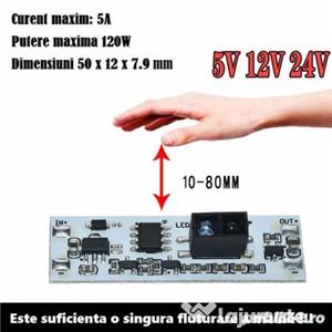 INTRERUPATOR touch less FARA ATINGERE senzor proximitate miscare dimmer 5V 12V
