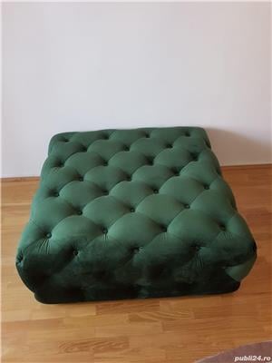 Vand taburet tapitat Chesterfield 