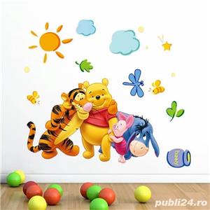 STICKER perete personaje Winnie the Pooh DESENE ANIMATE decorativ camera copii - imagine 4