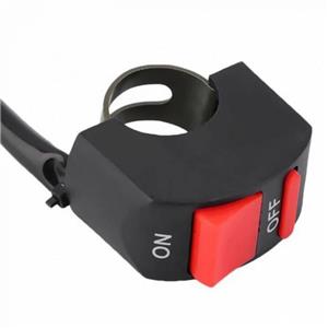 INTRERUPATOR buton ON OFF ghidon MOTO motocicleta bicicleta trotineta scuter ATV - imagine 3