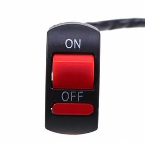 INTRERUPATOR buton ON OFF ghidon MOTO motocicleta bicicleta trotineta scuter ATV - imagine 6