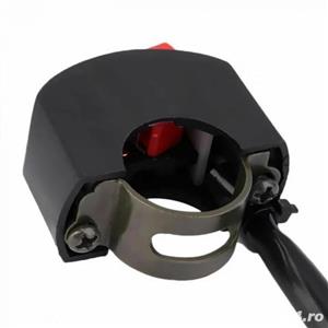 INTRERUPATOR buton ON OFF ghidon MOTO motocicleta bicicleta trotineta scuter ATV - imagine 4