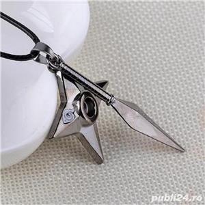 LANT lantisor pandantiv COSPLAY Naruto Uzumaki Shuriken Kunai - imagine 3