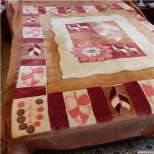 Pătură  cu 2 fețe  gen cuvertura - imagine 2