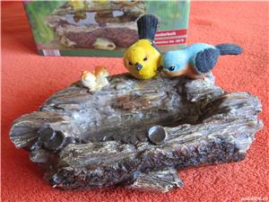 decoratiune fantana pt apa pasari-pt gradina,balcon,pervaz-un cadou inedit - imagine 6