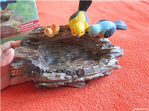 decoratiune fantana pt apa pasari-pt gradina,balcon,pervaz-un cadou inedit - imagine 2