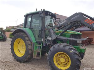 Tractor John Deere 6320 Premium TLS, an 2005, AC, 105 CP, 4x4,  anvelope noi + incarcator. IMPORT. - imagine 6