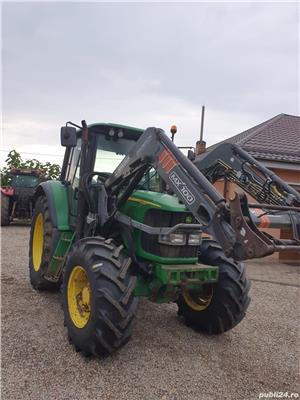 Tractor John Deere 6320 Premium TLS, an 2005, AC, 105 CP, 4x4,  anvelope noi + incarcator. IMPORT. - imagine 4