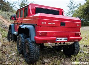 Masinuta electrica pentru copii Mercedes G63 6x6 Premium 180W #RED - imagine 3
