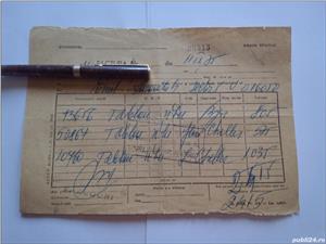 Chitanta, din 1975, de cumparare tablouri semnate de Biju si Cheller