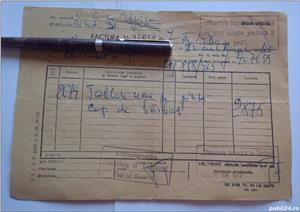 Chitanta, din 1972, de cumparare tablou