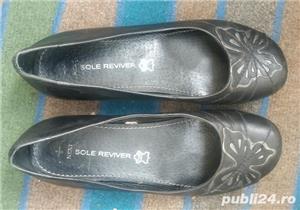 Pantofi de damă, din piele, mărimea 37 - imagine 2