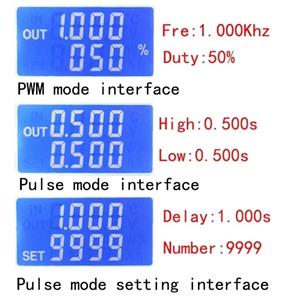 Generator semnal 1hz - 150khz, square digital, tip modul, impuls, pwm LCD - imagine 3