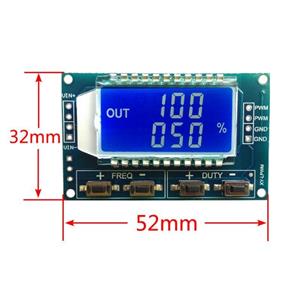 Generator semnal 1hz - 150khz, square digital, tip modul, impuls, pwm LCD - imagine 2