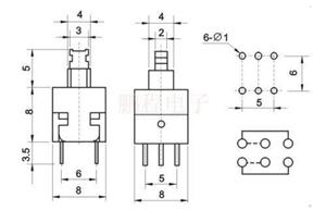 Switch, buton cu retinere keypad, butoane, microintrerupator - imagine 2