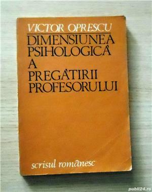 Victor Oprescu: Dimensiunea psihologică a pregătirii profesorului  