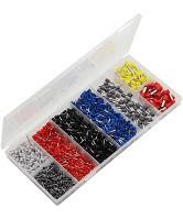 Pini ferule pentru conductori electrici 0,50 - 10 mm , 1200 bucati