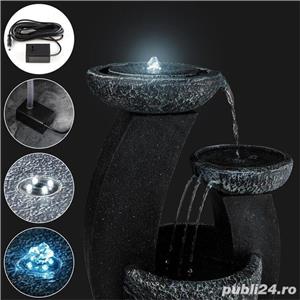 Vand fantani cascada solare de gradina, ornamentale, noi - imagine 7
