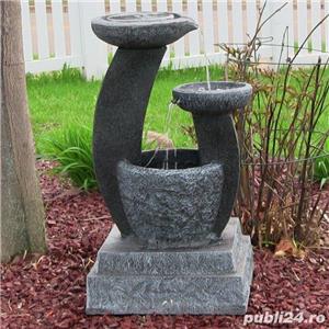 Vand fantani cascada solare de gradina, ornamentale, noi - imagine 4