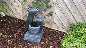 Vand fantani cascada solare de gradina, ornamentale, noi - imagine 5