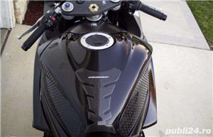  Tank Pad protectie rezervor moto ATV PROGRIP carbon - imagine 8
