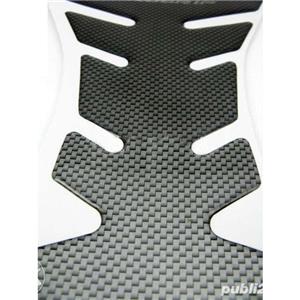  Tank Pad protectie rezervor moto ATV PROGRIP carbon - imagine 3