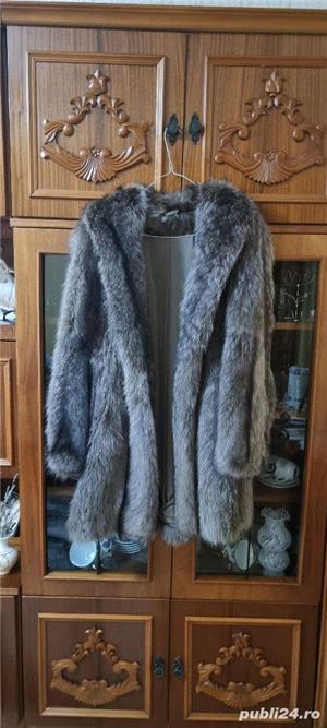 haina de vulpe si haina de nutrie impecabile