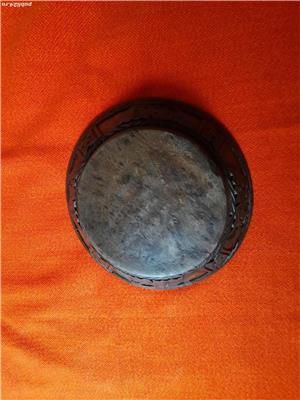 Bowl vechi din lemn exotic - imagine 6