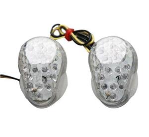 Semnalizari moto incorporate in carena led CLEAR honda suzuki yamaha kawsaki - imagine 2