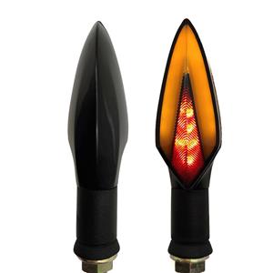 Semnalizari moto ATV led 2 faze semnal + frana model Ghost 2 color - imagine 8