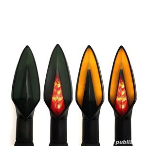 Semnalizari moto ATV led 2 faze semnal + frana model Ghost 2 color - imagine 4