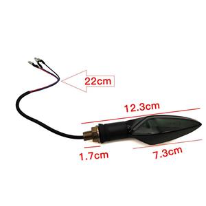 Semnalizari moto ATV led 2 faze semnal + frana model Ghost 2 color - imagine 2