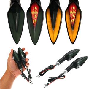 Semnalizari moto ATV led 2 faze semnal + frana model Ghost 2 color