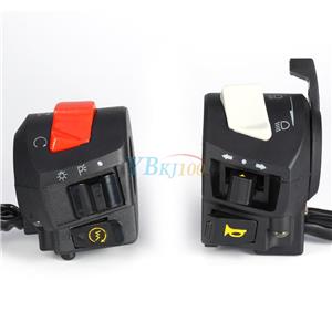 Comenzi ghidon cu soc manual bloc lumini moto atv - imagine 2